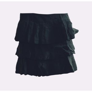 Banana Republic Black Layer Skirt